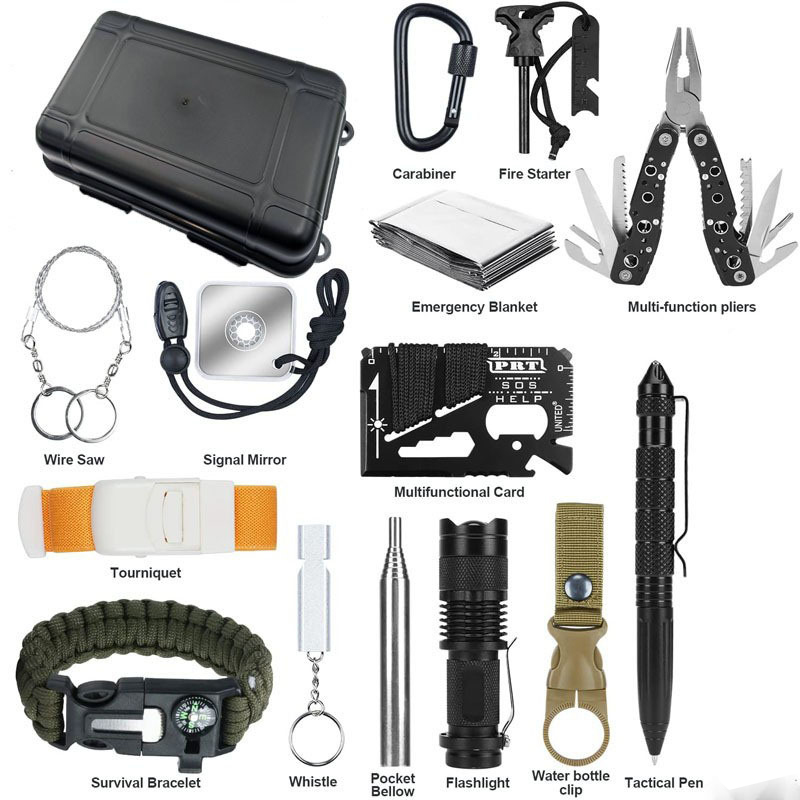 Hunting Fishing Outdoor - Kit de Herramientas de Emergencia Hongrui,