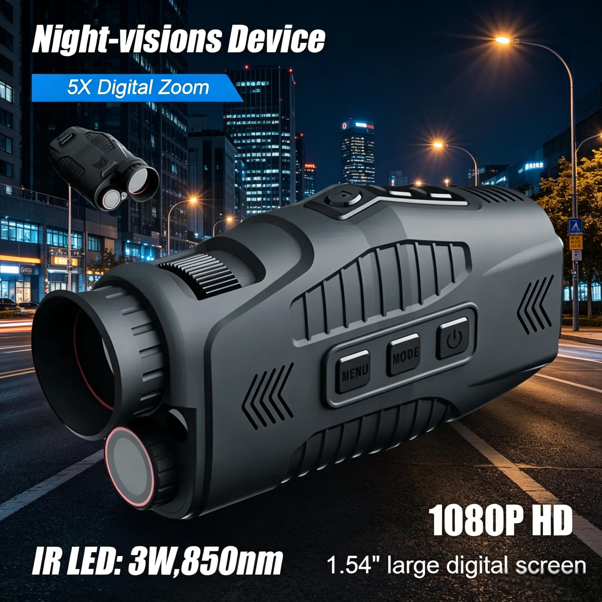 Outdoor Hunting Videos - Dispositivo de Visión Nocturna Infrarroja Monocular