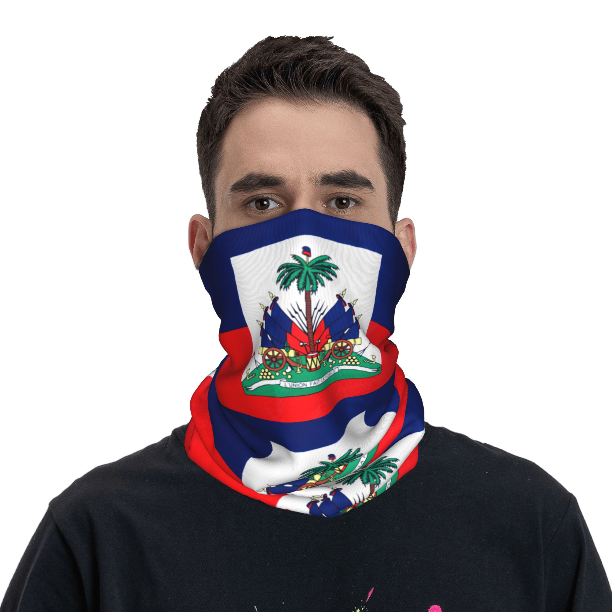 Hunting Fishing Outdoor - Pasamontañas Deportivo para Exteriores con Bandera