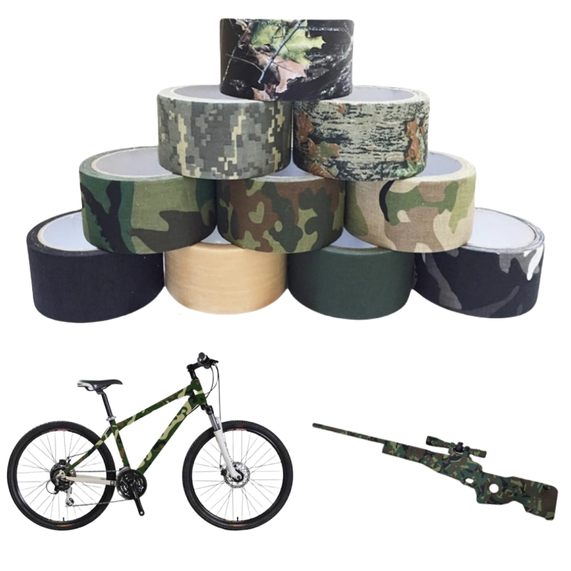 Hunting Outdoor Stores - Cinta de camuflaje multifuncional de 5M/10M,