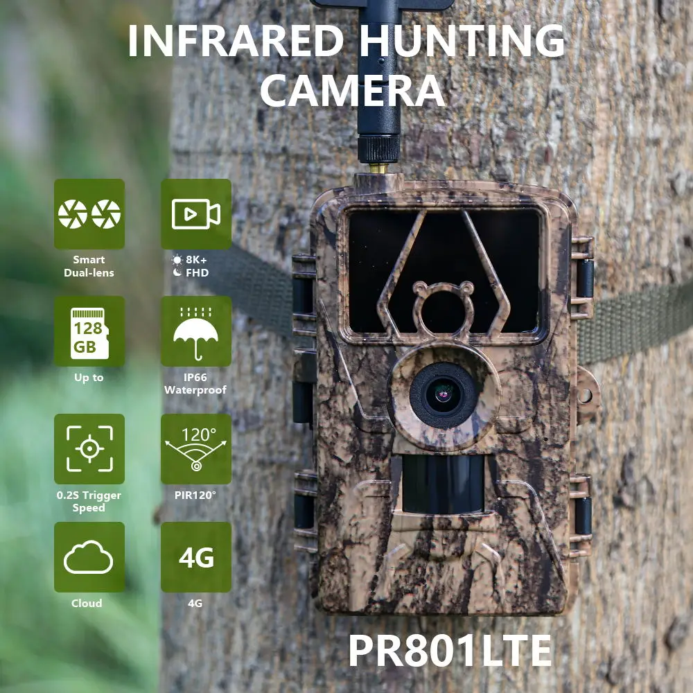Cámara infrarroja HD8K para vi - Outdoor Hunting Videos reseña y precio