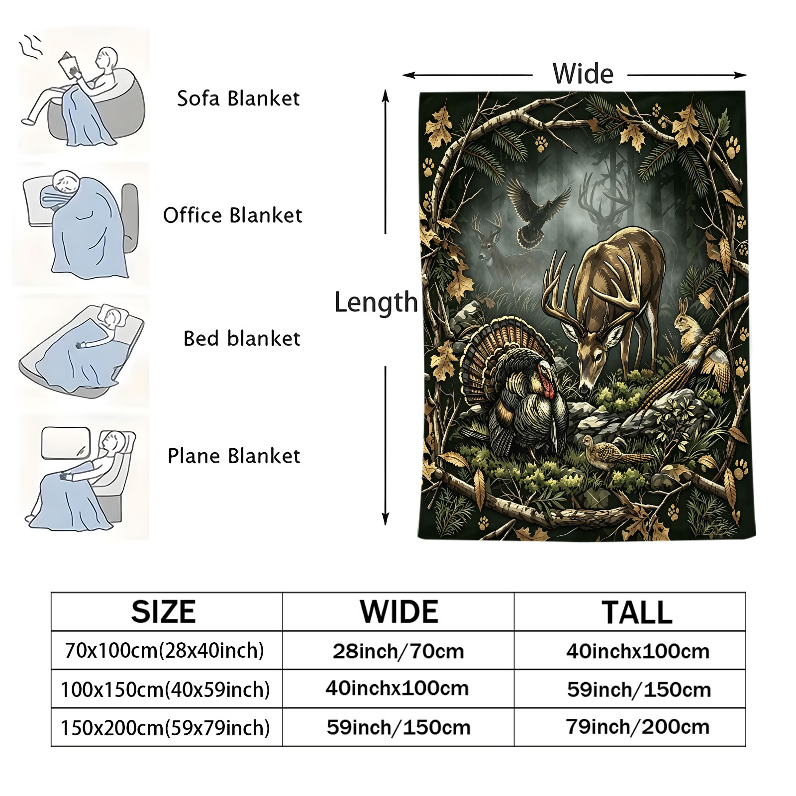 Manta Decorativa Vintage con E - Wildman Hunting & Outdoor Polokwane reseña y precio