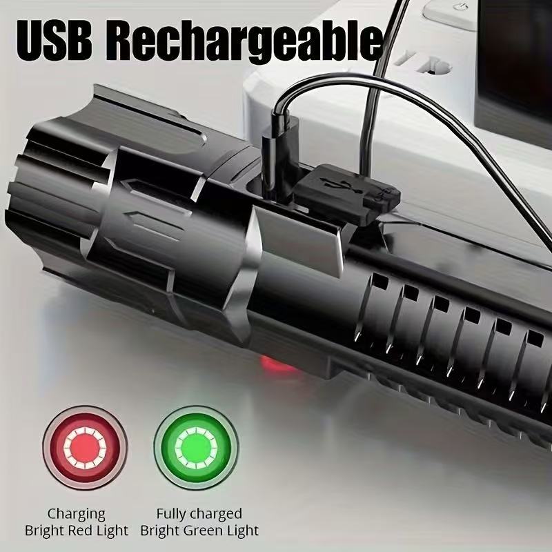 Nueva linterna Led de alta pot - Hunting Fishing Outdoor reseña y precio
