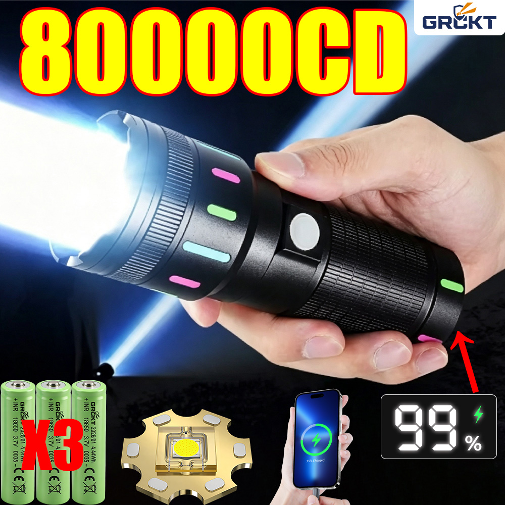 Linterna LED de alta potencia  - Hunting Fishing Outdoor reseña y precio