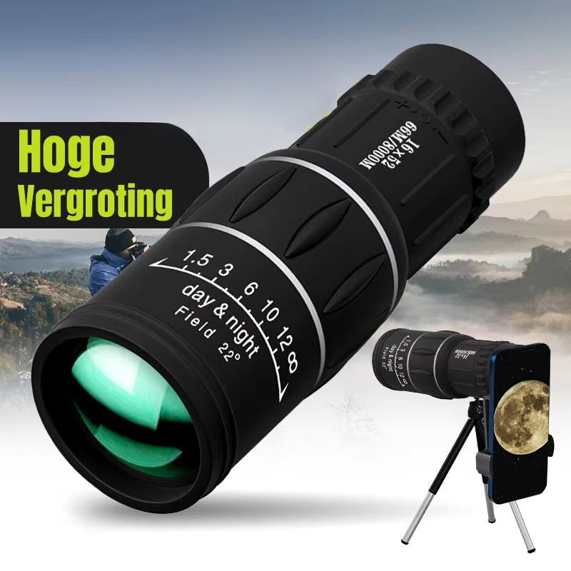 Telescopio monocular 16x52 de  - Outdoor Hunting Photography reseña y precio