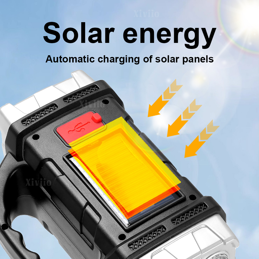 Nueva Linterna Solar LED de Al - Hunting Fishing Outdoor reseña y precio