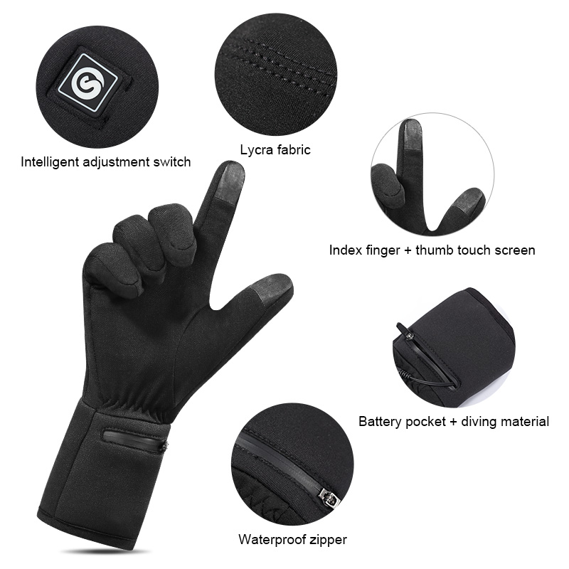 Guantes calefactables con forr - Hunting Fishing Outdoor reseña y precio